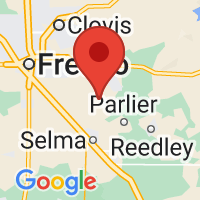 Map of Del Rey CA US